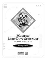 Modified Light Duty Specialist - Pantry Restocker