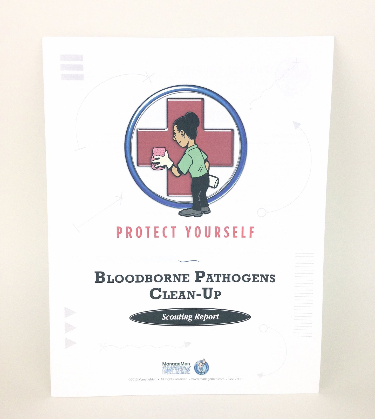 Protect Yourself - Bloodborne Pathogens Clean-Up Scouting Reports