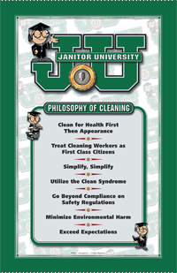 Small Philosophy of Cleaning Poster